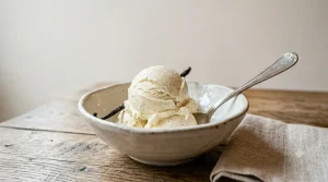 Glace vanille artisanale à la vanille Bourbon de Madagascar